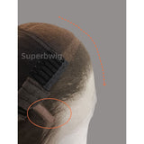 HD Lace 13x6 Fitted Cap Ear Tap Highlight Color Wig - Kinky Loose Wavy