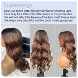 Hd lace 13x6 fitted cap ear tap ombre color wig with body wave wavy dark brown to caramel ombre hair