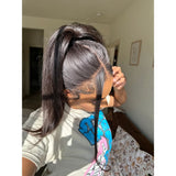 HD Lace 13x6 Fitted Cap Ear Tap Wig - Light Yaki Straight