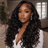 HD Lace 13x6 Fitted Cap Ear Tap Wig - Loose Spiral Curl
