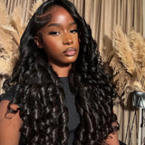 HD Lace 13x6 Fitted Cap Ear Tap Wig - Loose Spiral Curl