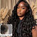 HD Lace 13x6 Fitted Cap Ear Tap Wig - Loose Spiral Curl
