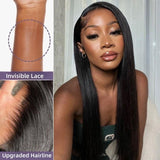 HD Lace 13x6 Fitted Cap Ear Tap Wig - Straight