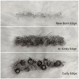 HD Lace 13x6 Fitted Cap Ear Tap Wig - Yaki Wave with Curly/4c/New Born Edge