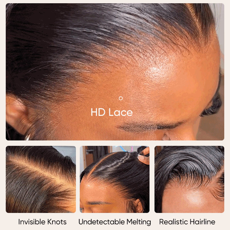 Bye~Bye~KNOTS HD Lace 13x6 Frontal Upgraded Hairline Highlight Color Wig - Body Wave Wavy