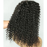 "370 Fitted Cap" HD LACE FRONT WIG WITH Invisible Strap - Kinky Curly