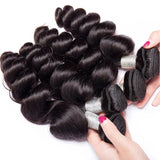 High Quality Virgin Human Hair Bundles - Deep Loose Wave