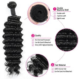 High Quality Virgin Human Hair Bundles - Deep Wave