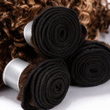 High Quality Virgin Human Hair Bundles Highlight Color - Curly