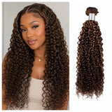 High Quality Virgin Human Hair Bundles Highlight Color - Curly