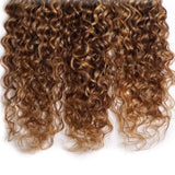 High Quality Virgin Human Hair Bundles Highlight Color - Curly Wave
