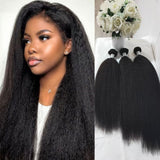 High Quality Virgin Human Hair Bundles - Kinky Straight