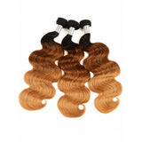 High Quality Virgin Human Hair Bundles Ombre - Body Wave
