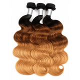 High Quality Virgin Human Hair Bundles Ombre - Body Wave