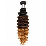 High Quality Virgin Human Hair Bundles Ombre - Deep Wave