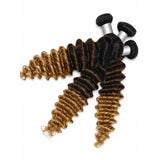 High Quality Virgin Human Hair Bundles Ombre - Deep Wave