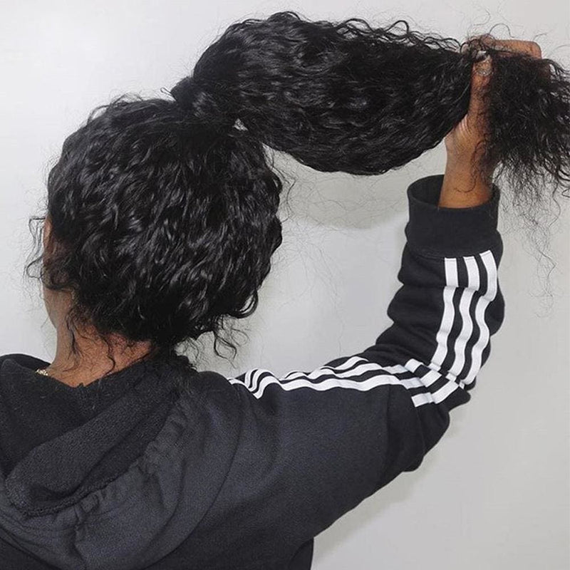Jill Pre-Made Fake Scalp Deep Wave Human Hair 360 Lace Front Wig