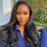 13x4/13x6 HD Lace Full Frontal with Drawstring Wig - Yaki Straight