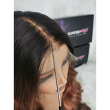 "LAGOS" M-Shaped HAIRLINE 13x6 HD Lace Front Ombre Color Wig - Body Wave