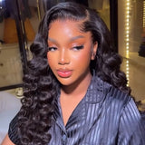 "LAGOS" M-Shaped HAIRLINE 360 HD Lace Invisible Strap Wig - Deep Loose Wave