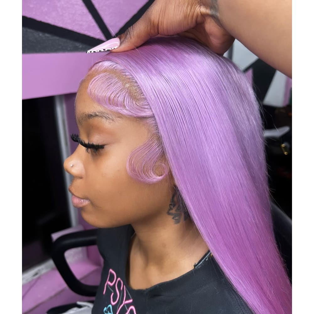 Light PURPLE 613 Colored 13X4 Lace Front Wig Srtaight superbwigs