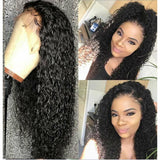 Lola Curly Wave Full Lace Human Hair Wigs Natural Color Brazilian Human Virgin Hair Free Part Lace Wigs
