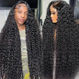 Long Hair 13x6 HD Lace Frotnal  Upgraded Pre-plucked 30/32 Inch Wig - Curly