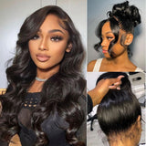 【LUX】Bye~Bye~KNOTS FULL LACE HD LACE HUMAN HAIR WIG - Body Wave