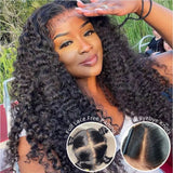 【LUX】Bye~Bye~KNOTS FULL LACE HD LACE HUMAN HAIR WIG - Burmese Curly