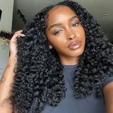 【LUX】Bye~Bye~KNOTS FULL LACE HD LACE HUMAN HAIR WIG - Burmese Curly