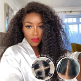 【LUX】Bye~Bye~KNOTS FULL LACE HD LACE HUMAN HAIR WIG - Deep Curly