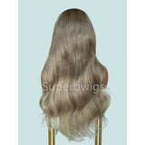 【LUX HAIR】5x5/13x4 HD Swiss Lace Pre-plucked Ombre Highlight Color 180% Human Hair Wig - Wavy