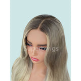 【LUX HAIR】5x5/13x4 HD Swiss Lace Pre-plucked Ombre Highlight Color 180% Human Hair Wig - Wavy