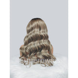 【LUX HAIR】5x5/13x4 HD Swiss Lace Pre-plucked Ombre Highlight Color 180% Human Hair Wig - Body Wave