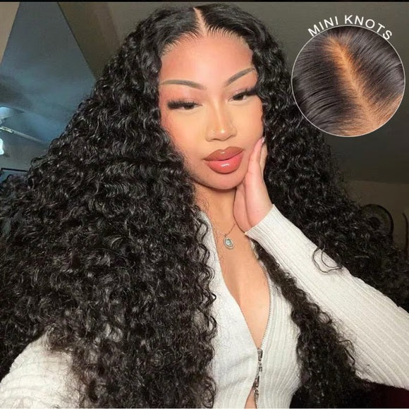 Bye~Bye~KNOTS HD Lace 13x6 Fitted Cap Ear Tap Wig - Deep Curly