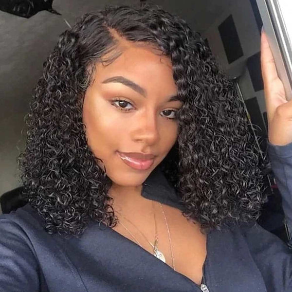 NAOMI SHORT CURLY BOB WITH BOUNCY CURLY 13*6 LACE FRONT WIG