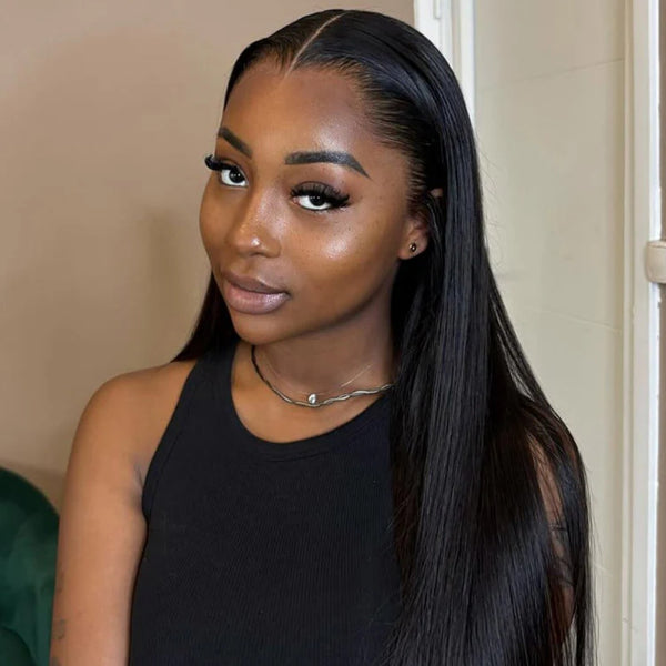 "LAGOS" M-Shaped HAIRLINE 13x6 HD Lace Front Wig - Straight