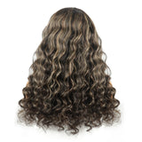 【Crazy】"3D DOME CAP" 9x6 HD  Lace Upgraded Hairline C-shape Ear  Highlight Color Glueless Wig with Drawcord - Wavy