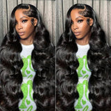 Remy Hair High Quality 13X4/13x6 Full Frontal HD Lace Raw Hair Wig - Body Wave