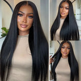 Remy Hair High Quality 5x5 HD Lace Closure Raw Hair Wig - Light Yaki