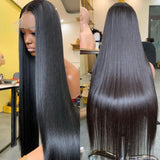 Remy Hair High Quality 5x5 HD Lace Closure Raw Hair Wig - Straight