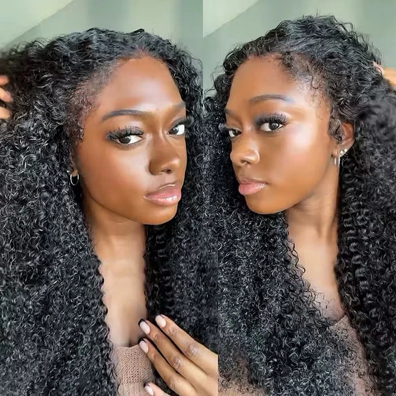 Bye~Bye~KNOTS HD Lace 13x6 Frontal Wig - Kinky Curly with Curly Edge