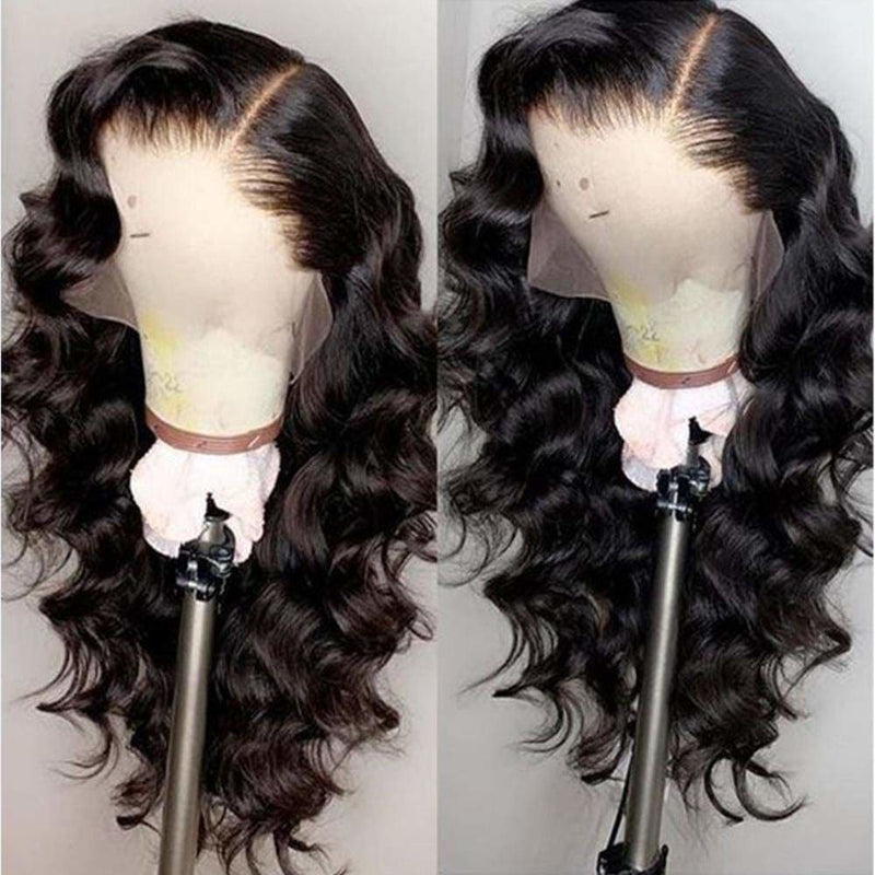 Sage Preplucked Hairline Body Wave Human Hair 360 Lace Front Wig
