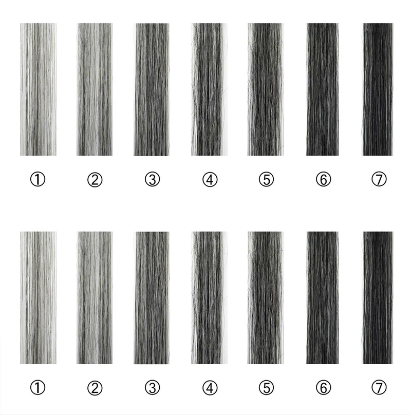 5x5/13x4 Transparent Lace Front Pre-plucked Salt and Pepper Gray Color Wig - Body Wave Wavy