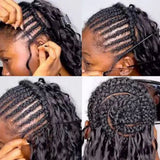 【Seamless Crochet Braids】Soft Feather Crochet Hair Extention 100% Human Hair - Burmese Curly
