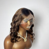 【Solo-Piece】13x4 Transparent Lace 16inch 150%  Wig - Body Wave Wavy