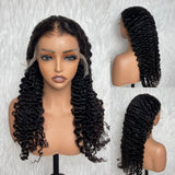 【Solo-Piece】13x6 HD Lace Frontal New Air Cap 22inch 150% Drawstring Wig - Burmese Curly