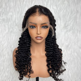 【Solo-Piece】13x6 HD Lace Frontal New Air Cap 22inch 150% Drawstring Wig - Burmese Curly