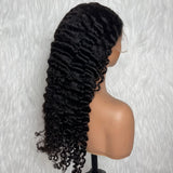 【Solo-Piece】13x6 HD Lace Frontal New Air Cap 22inch 150% Drawstring Wig - Burmese Curly