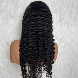【Solo-Piece】13x6 HD Lace Frontal New Air Cap 22inch 150% Drawstring Wig - Burmese Curly